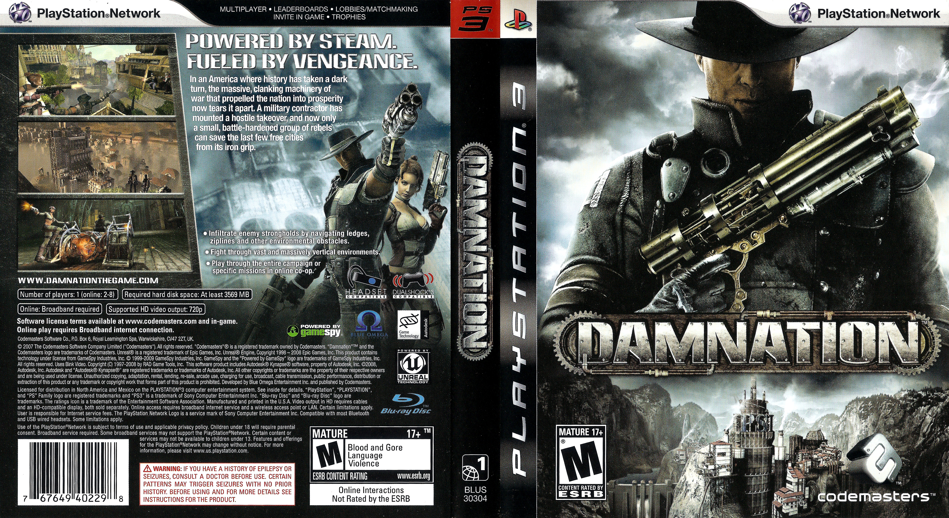 Игры ps3 на пк. Damnation [ps3, английская версия]. Damnation (Xbox 360). Ps3 игры. Игры на ПС 3.